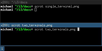 Two terminals