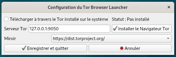 TorBrowser : télécharger la dernière version